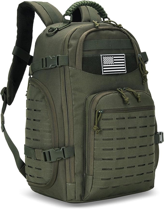 30L Hiking Backpack Lightweight Outdoor Daypack Camping Backpack Outdoor Travel Daypack Day Pack for Man Woman (Army Green)