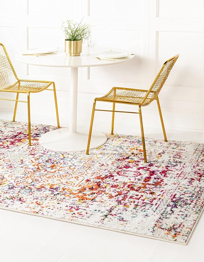 Rugs.com Arlington Collection Rug – 9' x 12' Multi Medium-Pile Rug Perfect for Living Rooms, Large Dining Rooms, Open Floorplans
