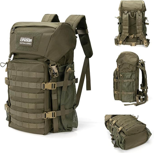 EXCELLENT ELITE SPANKER 40L Camping Hiking Backpack for Men and Women Tactical Military Backpack Large Rucksack for Outdoor Activities Travel Backpacking(RGN)