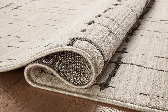 Loloi Darby Collection DAR-06 Sand/Dk. Grey 2'-7" x 4' Accent Rug