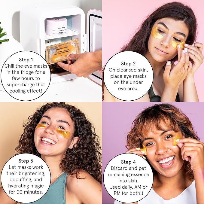 grace & stella Under Eye Mask Variety Pack - 18 Pairs of Under Eye Patches for Dark Circles - With 6 Colors (3 Pairs/Color) - Gel Masks Puffy Eyes for Women, Vegan Cruelty Free Christmas Gifts for Mom