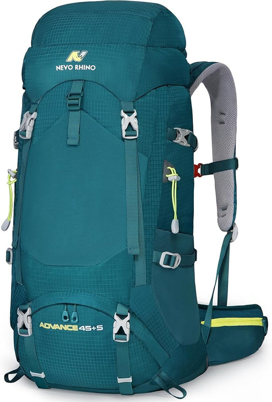 N NEVO RHINO Internal Frame Hiking Backpack 50/60/65/70/80L, Mountain Climbing Camping Backpack Daypack Waterproof Rain Cover | Mountain Climbing, Camping Backpack, Daypack, Waterproof, Rain Cover