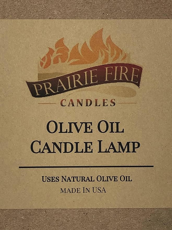 Olive Oil Candle Lamp - Emergency Backup - Power Outage