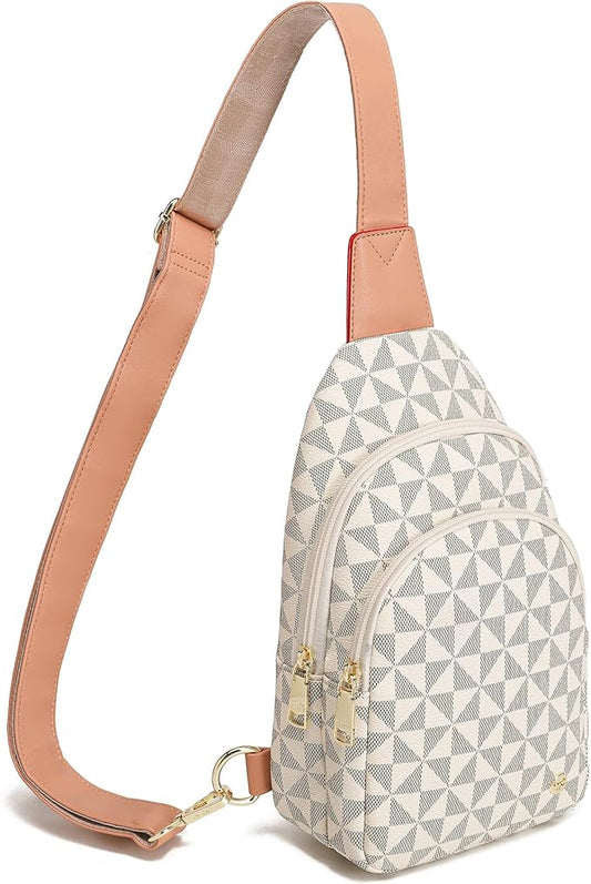 INICAT Crossbody Sling Bags Fanny Packs Valentine's Day Gifts Vegan Leather Travel Vacation Essentials Purses Women