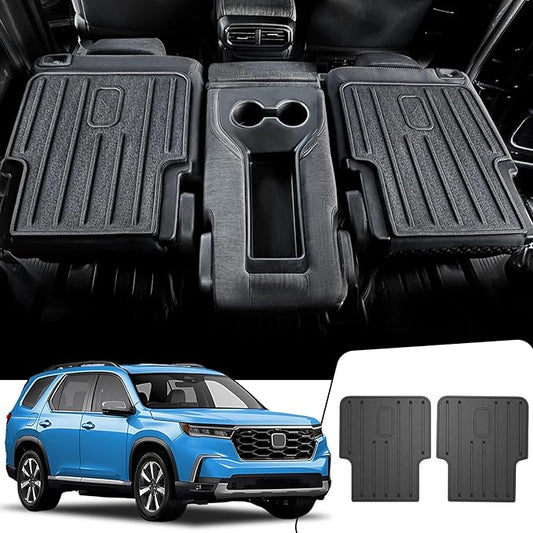 JOULARISE Kick Mats Backrest Mats for Honda Pilot 2026 2025 2024 2023, All Weather TPE 2nd Row Seat Back Protector Car Accessories for Pilot (Kick Mats)