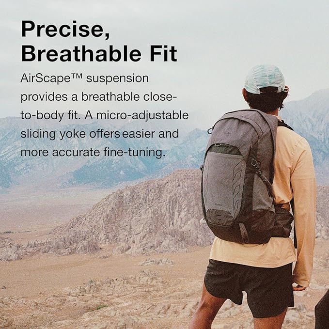 Osprey Talon 22L Men's Lightweight Hiking Backpack - Small Daypack for Travel & Camping, Green Canopy/Pine Leaf