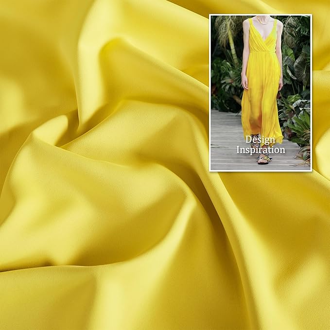 DUALIFE Bright Yellow Blackout Curtains - Room Darkening Curtain Drapes Grommet Thermal Insulated Small Window Curtains for Kids Bedroom, 2 Panels Sets (38 x 54 Inches Long, Illuminating Yellow)
