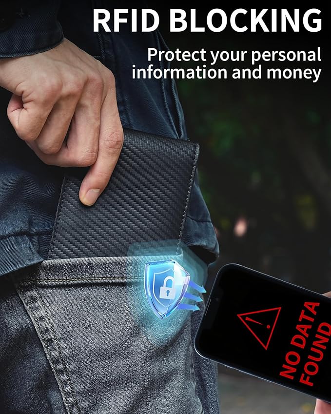 Artpaxy Mens Wallet Genuine Leather Bifold RFID Blocking Wallet for Men with 2 ID Windows 12 Card Holders 2 cash pockets 1 Gift Box