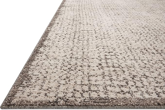 Loloi Darby Collection DAR-04 Ivory/Stone 6'-7" x 9'-3" Area Rug