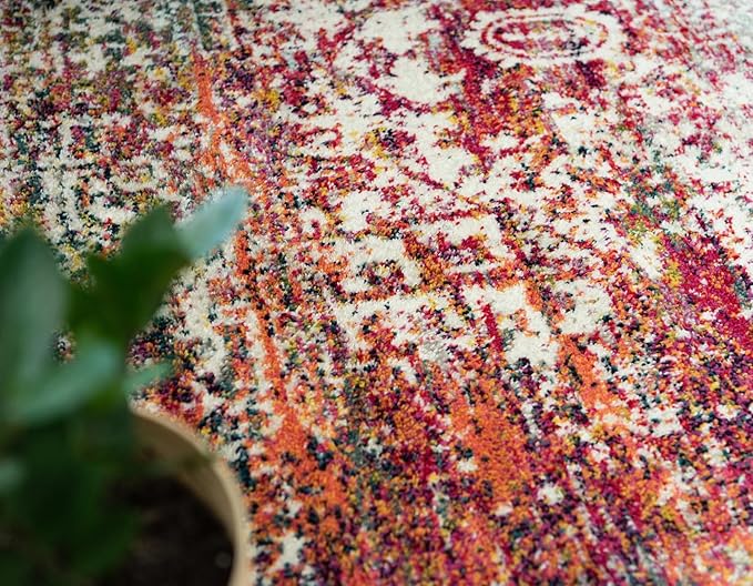 Rugs.com Arlington Collection Rug – 8x11 Multi Medium-Pile Rug Perfect for Living Rooms, Large Dining Rooms, Open Floorplans