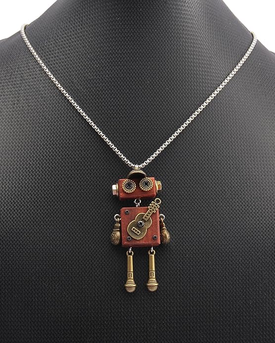Leather Necklace for Women Boho Choker Necklace Long Cord Leather Pendant Bohemian Neckalce Vintage Alloy Pendant Leather Rope Necklace Wooden Necklaces for Women