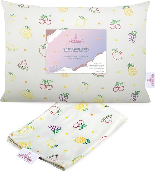 Kona's Perfect Toddler Pillow - Softest Pillowcase - 13 x 18 inch - Ages 2 to 3