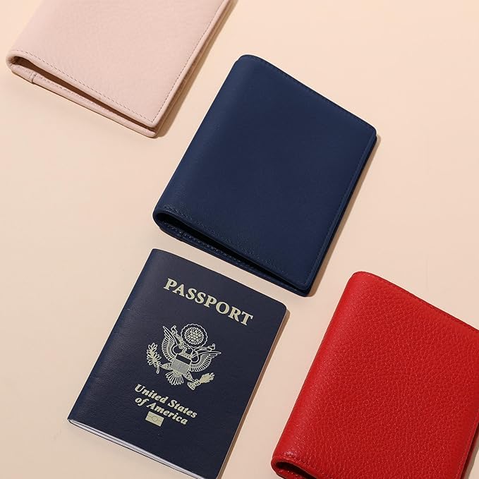 Leatherology Deluxe Passport Cover – Leather Travel Wallet with Card Slots, Pockets & Cash Storage