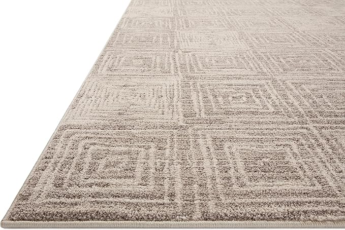 Loloi Darby Collection DAR-05 Beige/Grey 5'-3" x 7'-6" Area Rug