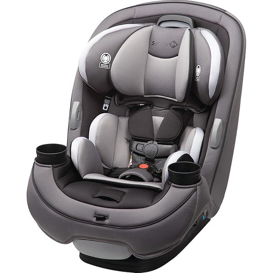 Safety 1st Grow and Go All-in-One Slim Convertible Car Seat, Rear Facing, 5-40 lbs, Forward Facing (30–65 lbs), High Back Booster Seat 40-100 pounds, Evening Dusk