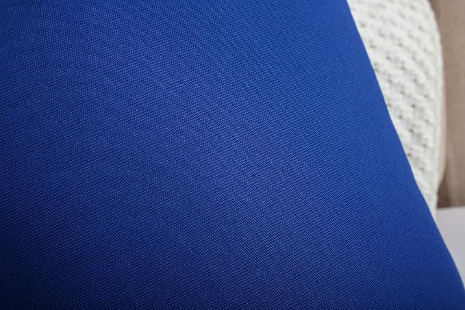 TangDepot Handmade Decorative Solid 100% Cotton Canvas Throw Pillow Covers/Cushion Covers, 45 Colors Available - (16" x16" , Royal Blue, 2 Count (Pack of 1))