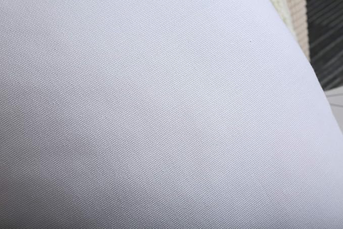 TangDepot Handmade Decorative Solid 100% Cotton Canvas Throw Pillow Covers /Pillow Shams, (16" x16" , White, 1 Count (Pack of 1))