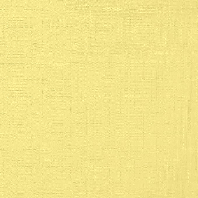 ECLIPSE Kendall Modern Blackout Thermal Rod Pocket Window Curtain for Bedroom or Living Room (1 Panel), 42 in x 84 in, Lemon