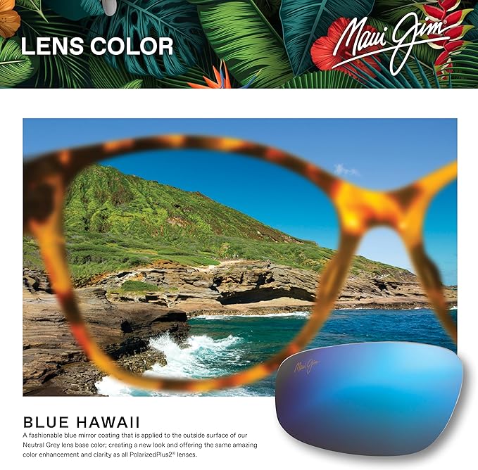 Maui Jim Polarized Men's and Women's Kawika Classic Sunglasses