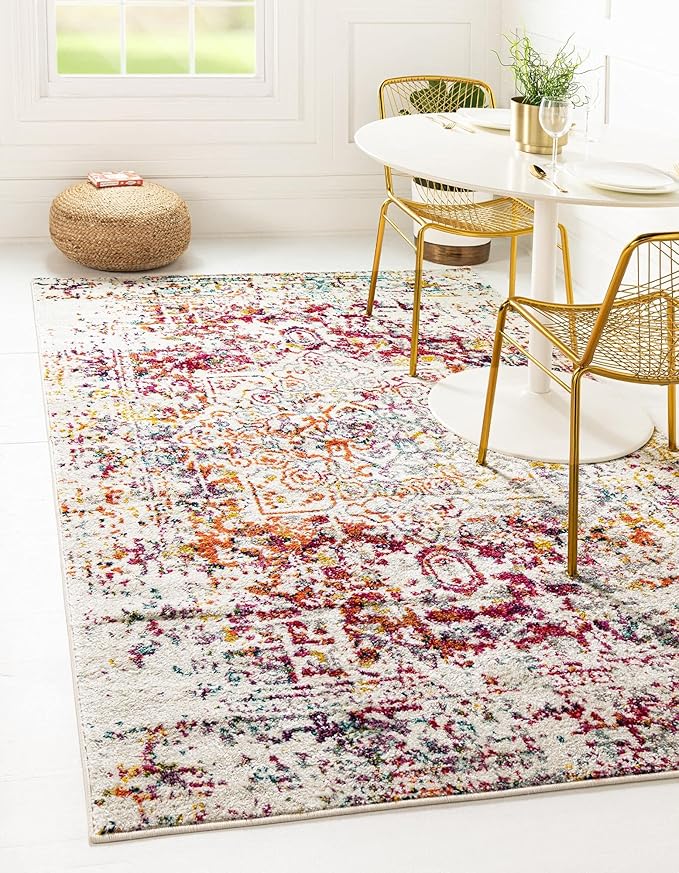 Rugs.com Arlington Collection Rug – 10' x 13' Multi Medium-Pile Rug Perfect for Living Rooms, Large Dining Rooms, Open Floorplans