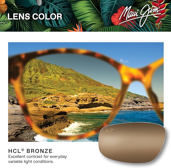 Maui Jim Polarized Men's and Women's Keokea Aviator Sunglasses