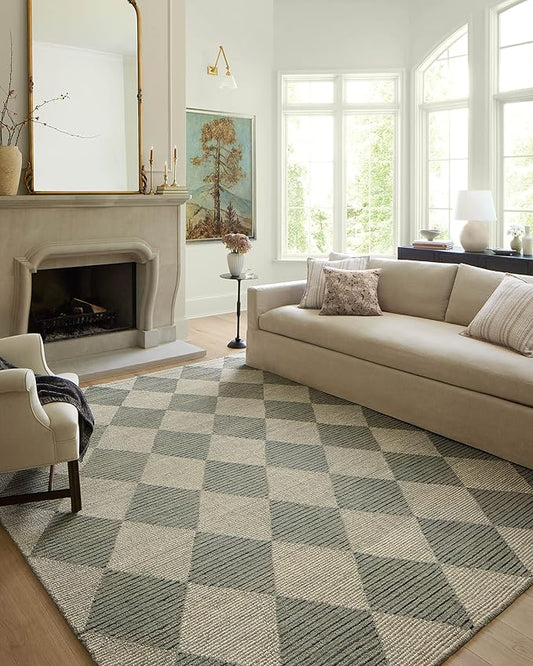 Loloi Chris Loves Julia Francis Collection FRA-01 Spa/Granite 5'-0" x 7'-6" Area Rug