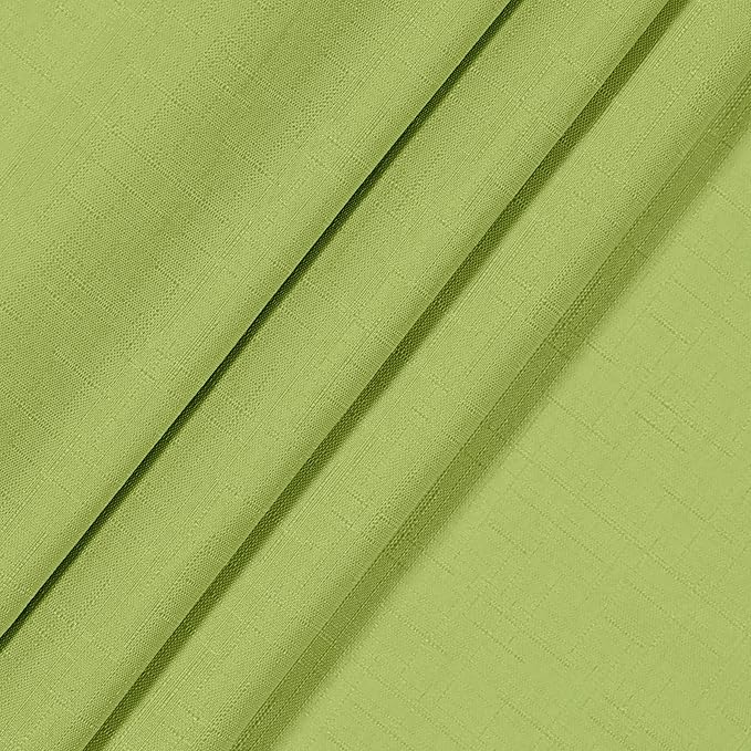 ECLIPSE Kendall Modern Blackout Thermal Rod Pocket Window Curtain for Bedroom or Living Room (1 Panel), 42" x 63", Lime