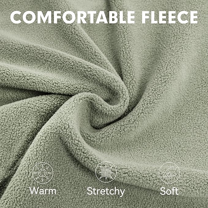 cyeollo Fleece Dog Sweater, Pullover Dog Fleece Jacket Turtleneck Sweatshirt Stretchy Vest Warm Lightweight Winter Clothes for Small Dogs, Green L