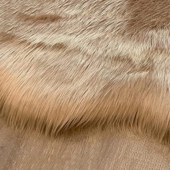 LAMBZY High Pile Super Fluffy Soft Faux Sheepskin Rug | Faux Sheepskin Rugs for Living Room Playroom Bedroom | Classic Super Soft to Touch Rug (12'x15, Beige)