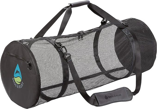 Skog Å Kust SCUBASak Collapsible Mesh Duffle Bag with Exterior Waterproof Pocket