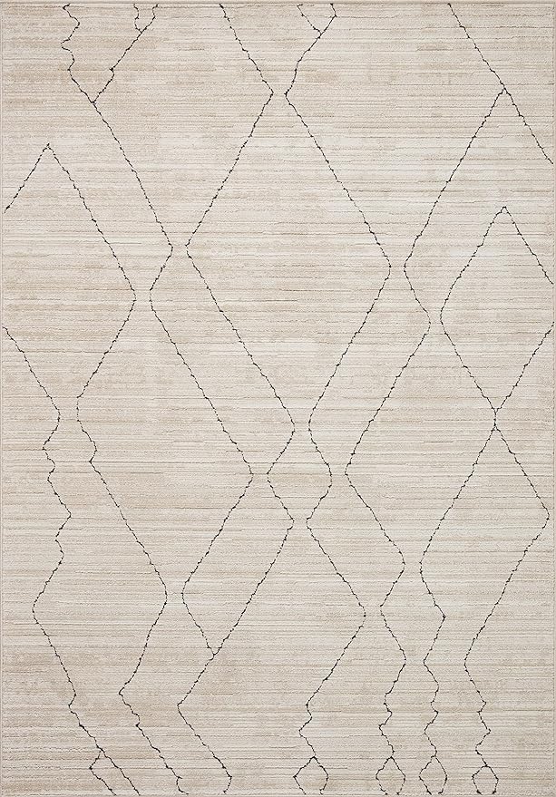 Loloi Darby Collection DAR-03 Sand/Charcoal 9'-2" x 13' Area Rug