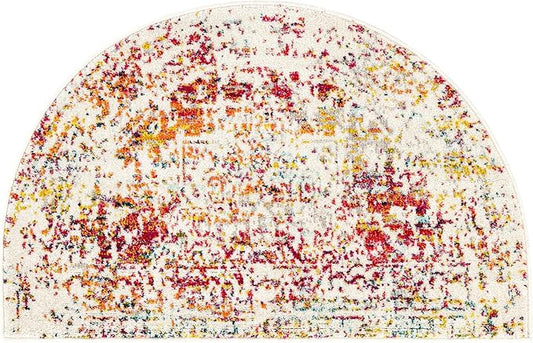Rugs.com Arlington Collection Rug – 2x4 Hearth Multi Medium-Pile Rug Perfect for Living Rooms, Large Dining Rooms, Open Floorplans