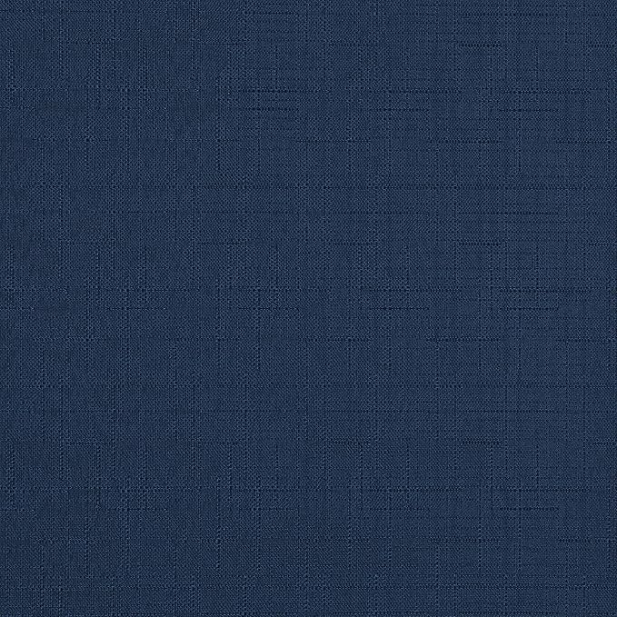 ECLIPSE Kendall Modern Blackout Thermal Rod Pocket Window Curtain for Bedroom or Living Room (1 Panel), 42 in x 95 in, Kendall Denim