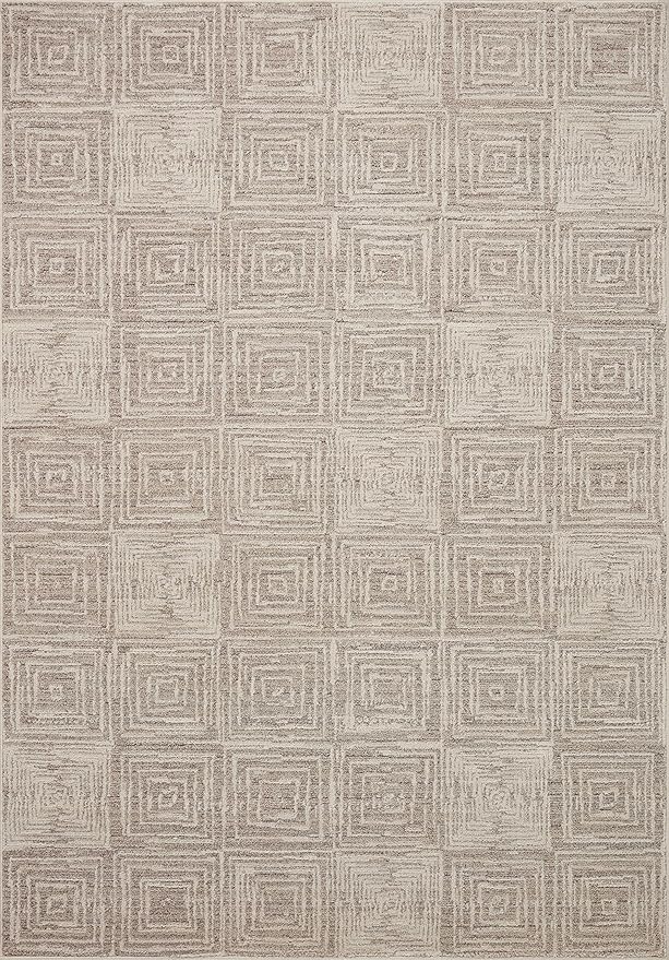 Loloi Darby Collection DAR-05 Beige/Grey 2'-7" x 4' Accent Rug