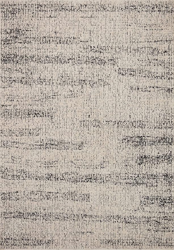 Loloi Darby Collection DAR-02 Oatmeal/Charcoal 4'-0" x 6'-0" Accent Rug